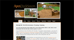 Desktop Screenshot of apexdecksavers.com